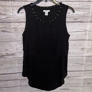 💙Bar III Black Tank Top